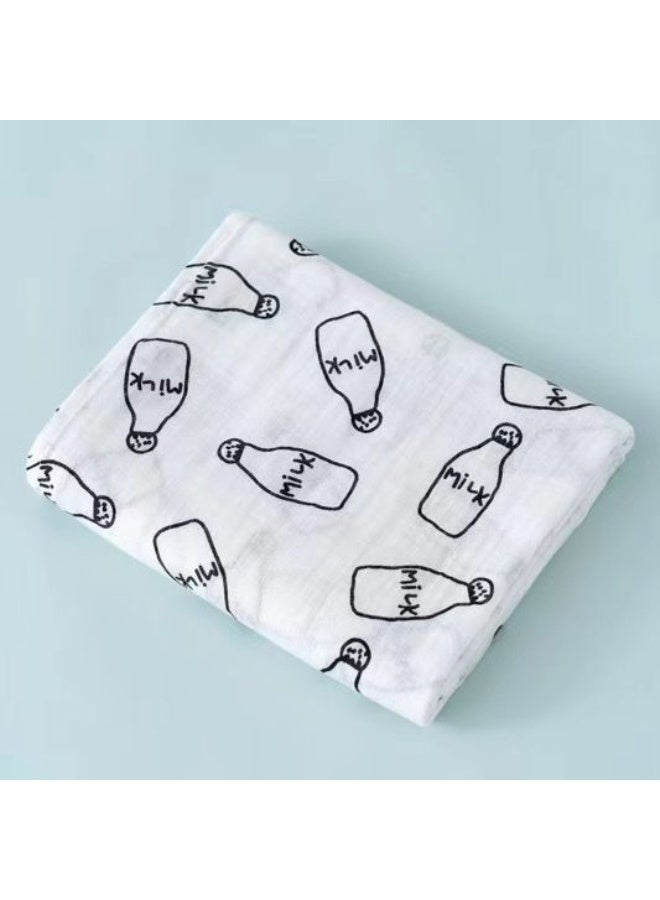 Anami 3-Pack Bamboo Cotton Muslin Baby Swaddles – Soft, Breathable, Multi-Use Wraps for Newborns (110x110cm) - Image 4